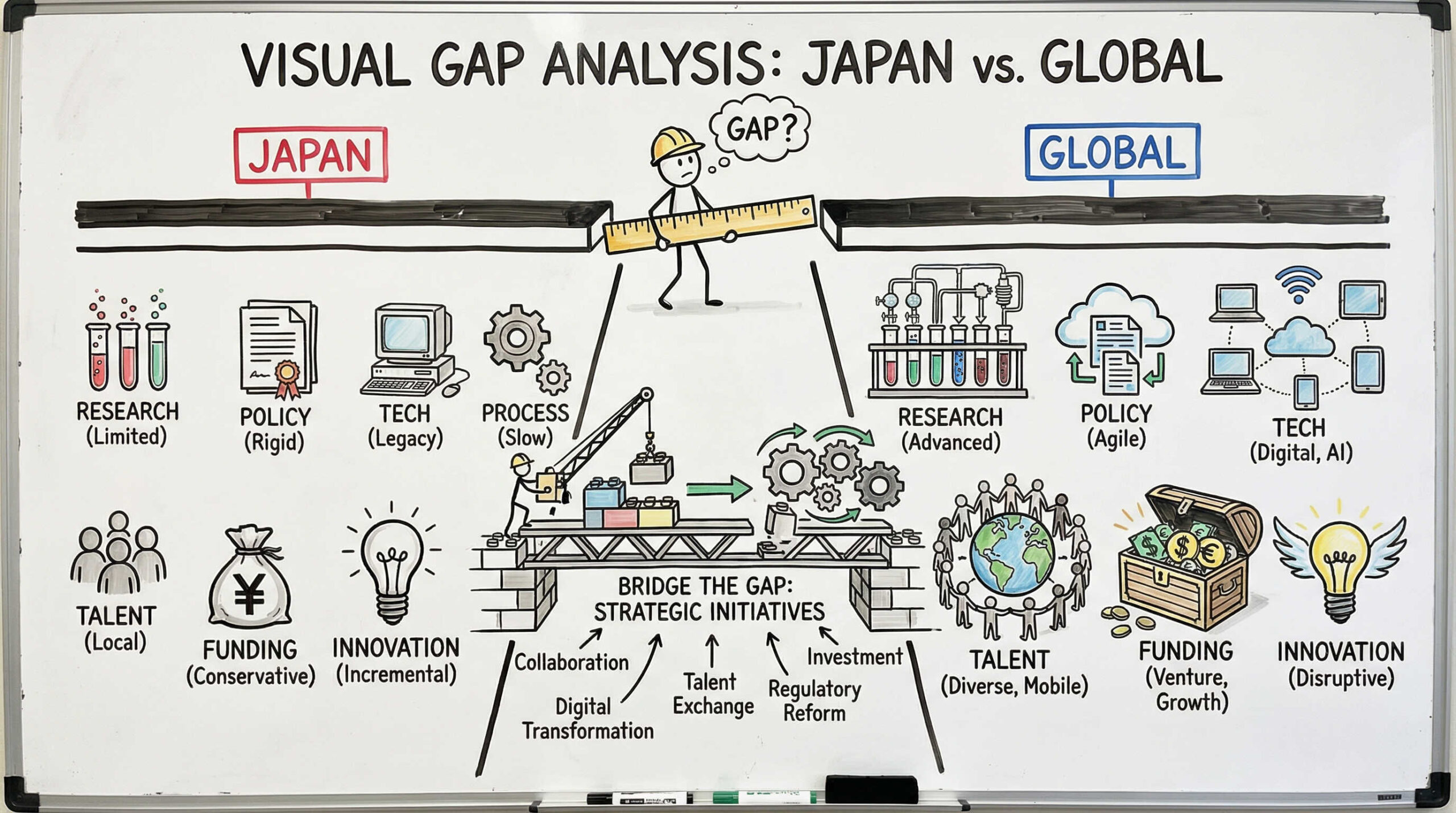 【分野別】海外GMP規制と日本基準の具体的なギャップ分析