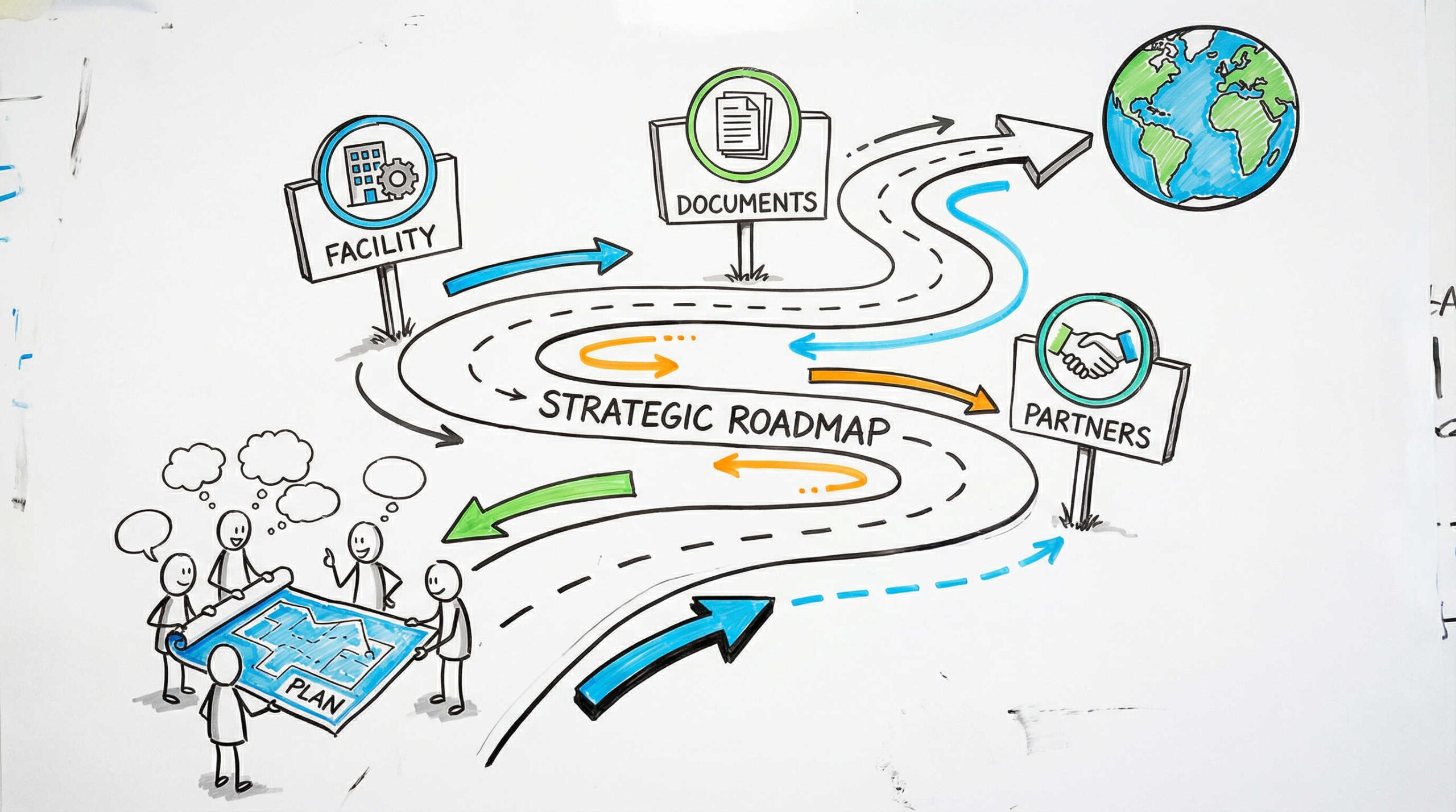 グローバル治験・海外市場参入に向けた製造戦略の立案