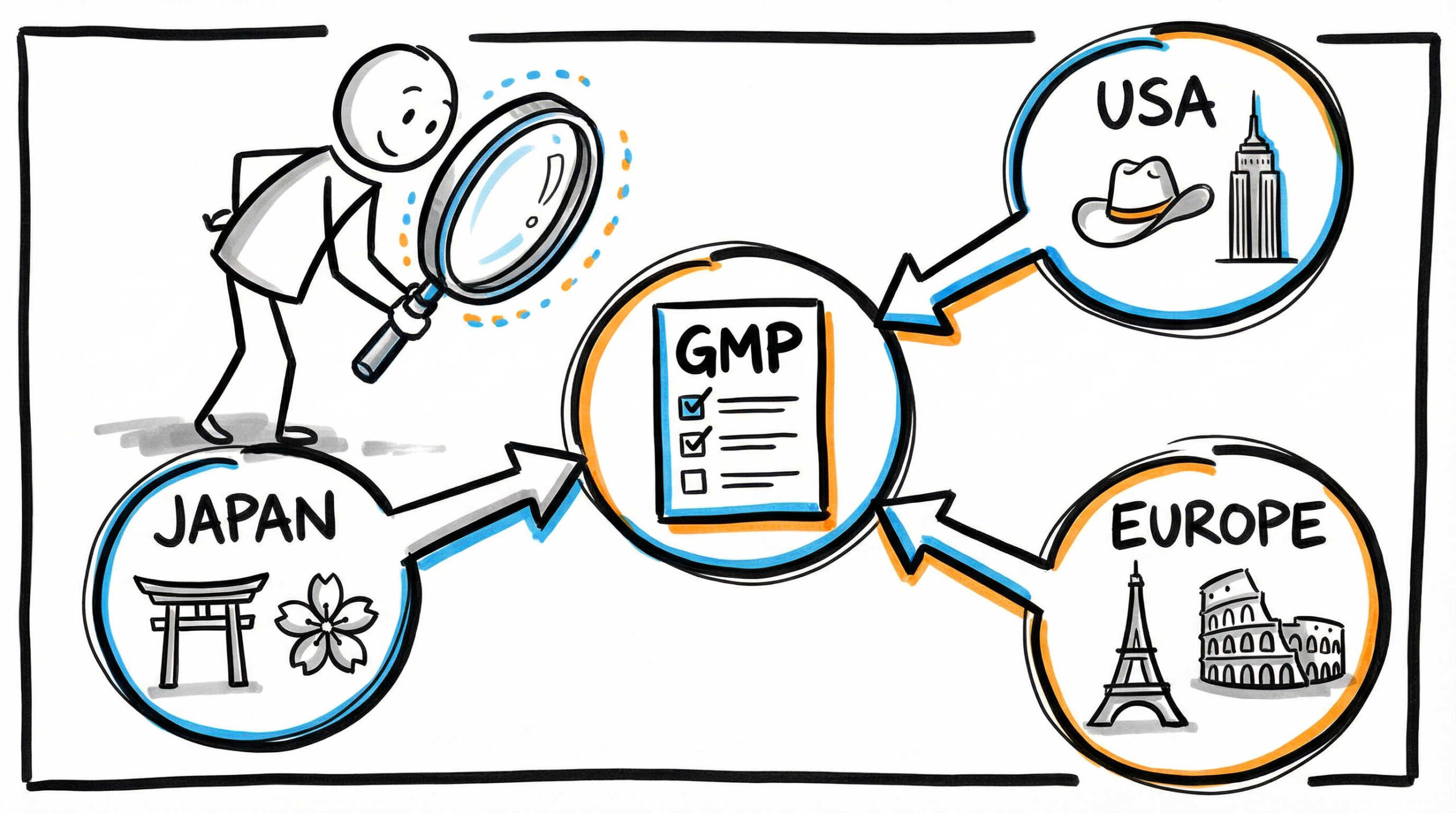 再生医療における日米欧（PMDA・FDA・EMA）のGMP規制の主要な違いと結論