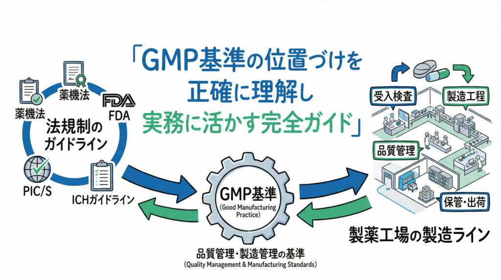 GMP基準の位置づけを正確に理解し実務に活かす完全ガイド